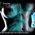 Tahiti douche affiche 2