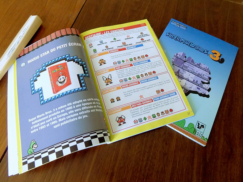 Trivia et première page du bestiaire du Guide Super Mario Bros. 3.