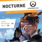 Affiche Overwatch pour le Coffee Games de La Rochelle.