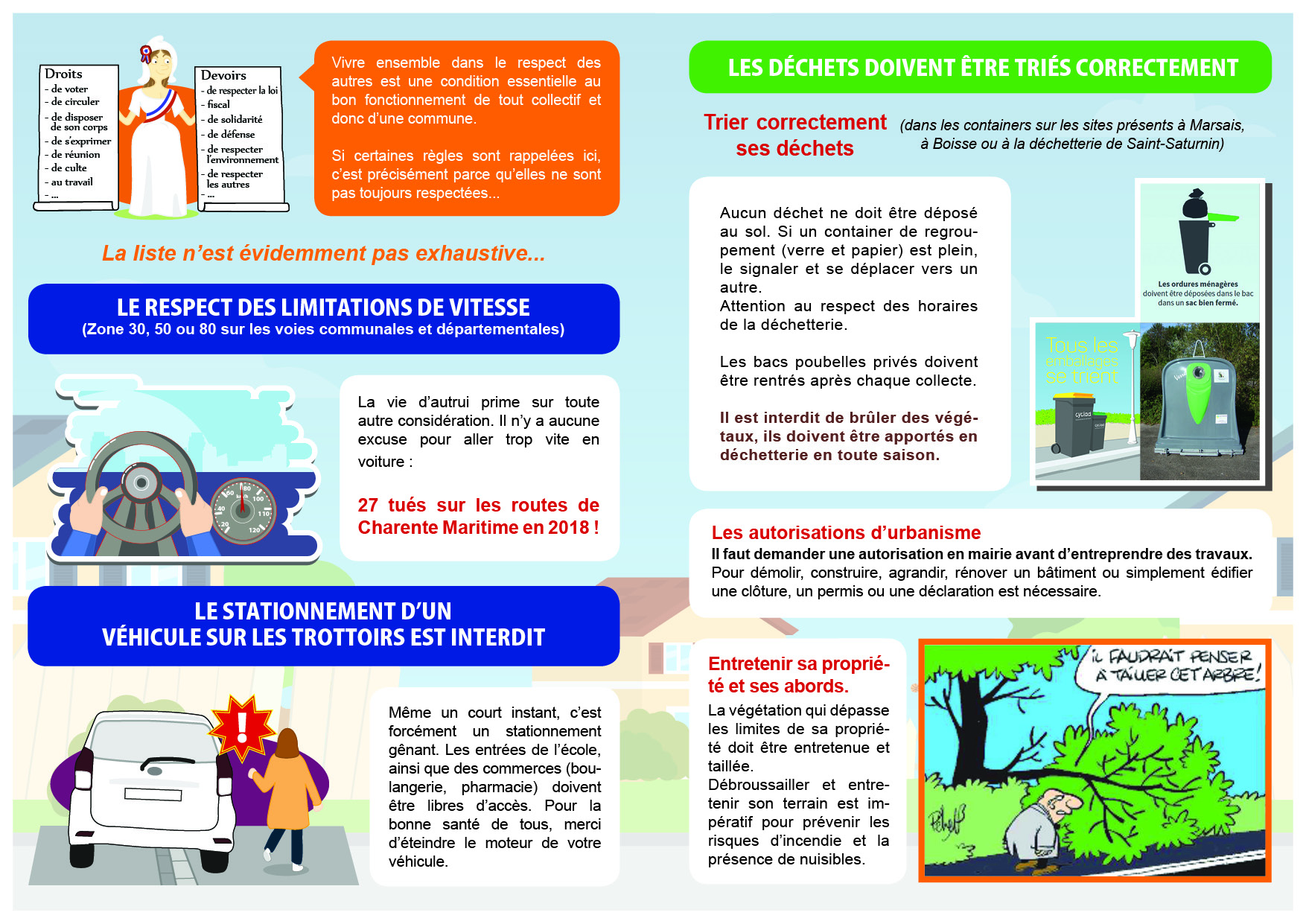 Guide "Bien vivre ensemble" Verso