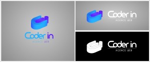 Réalisation d'un logotype pour l'entreprise CoderIn.