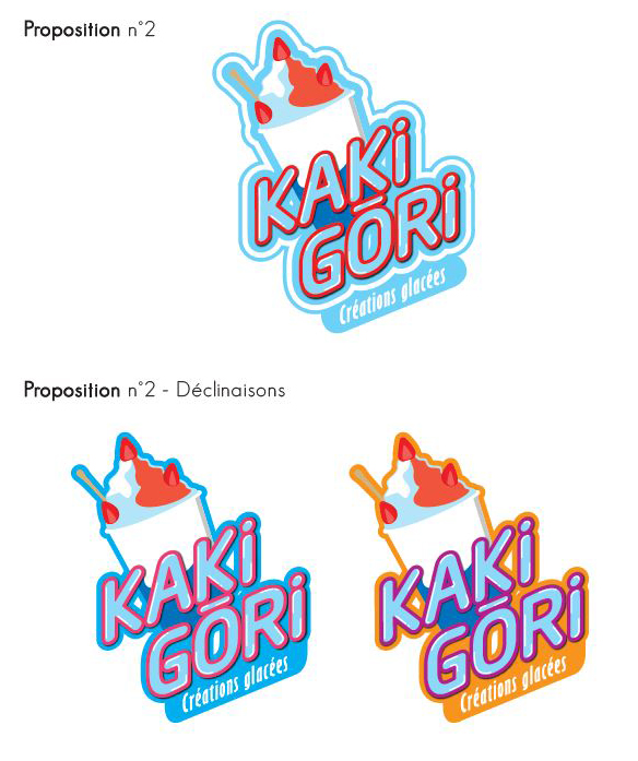 Deuxième proposition de logotype pour Kakigori
