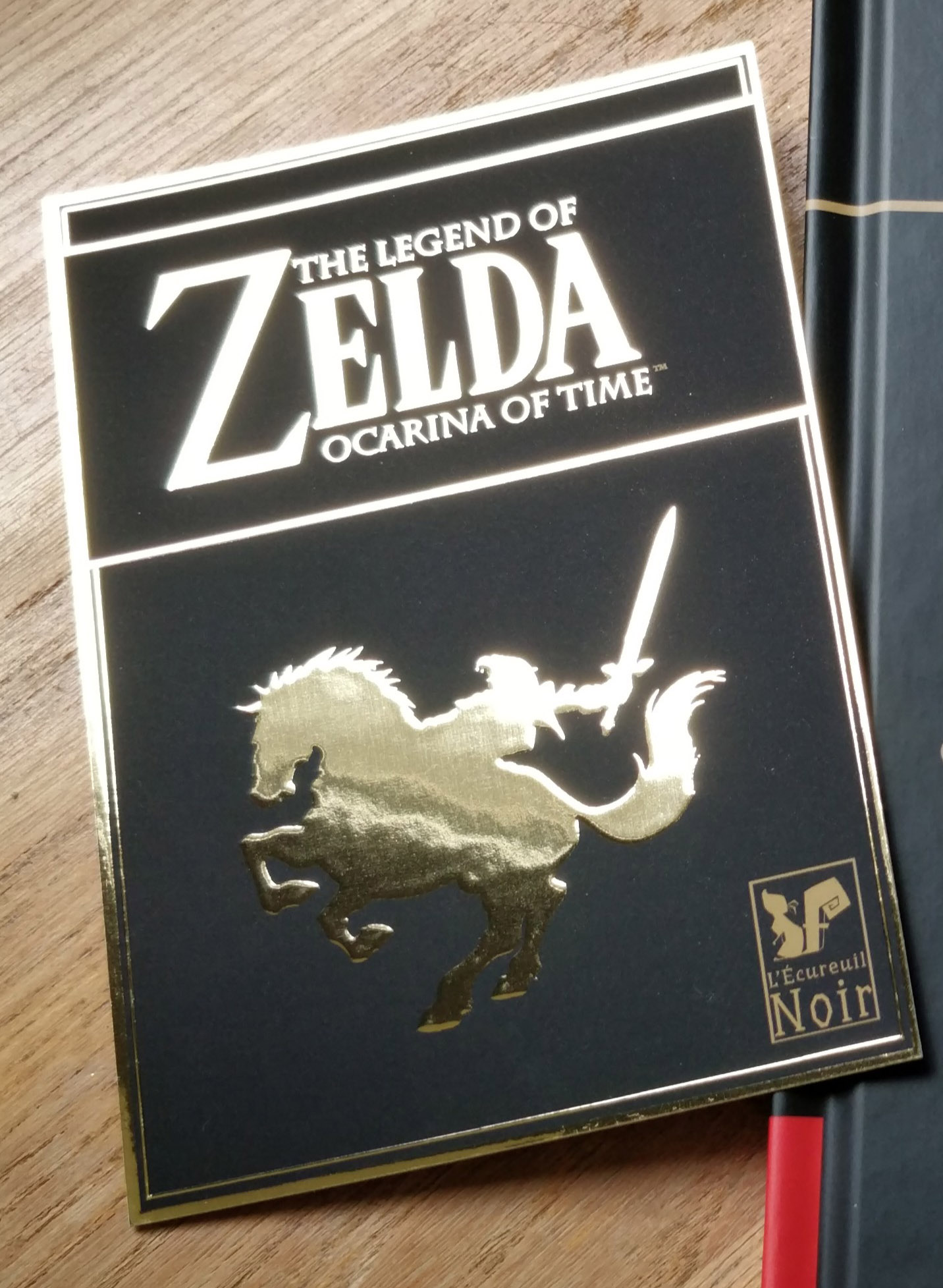 Lithographie avec dorure à chaud The Legend of Zelda Ocarina of Time